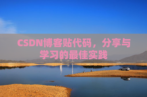 CSDN博客贴代码，分享与学习的最佳实践